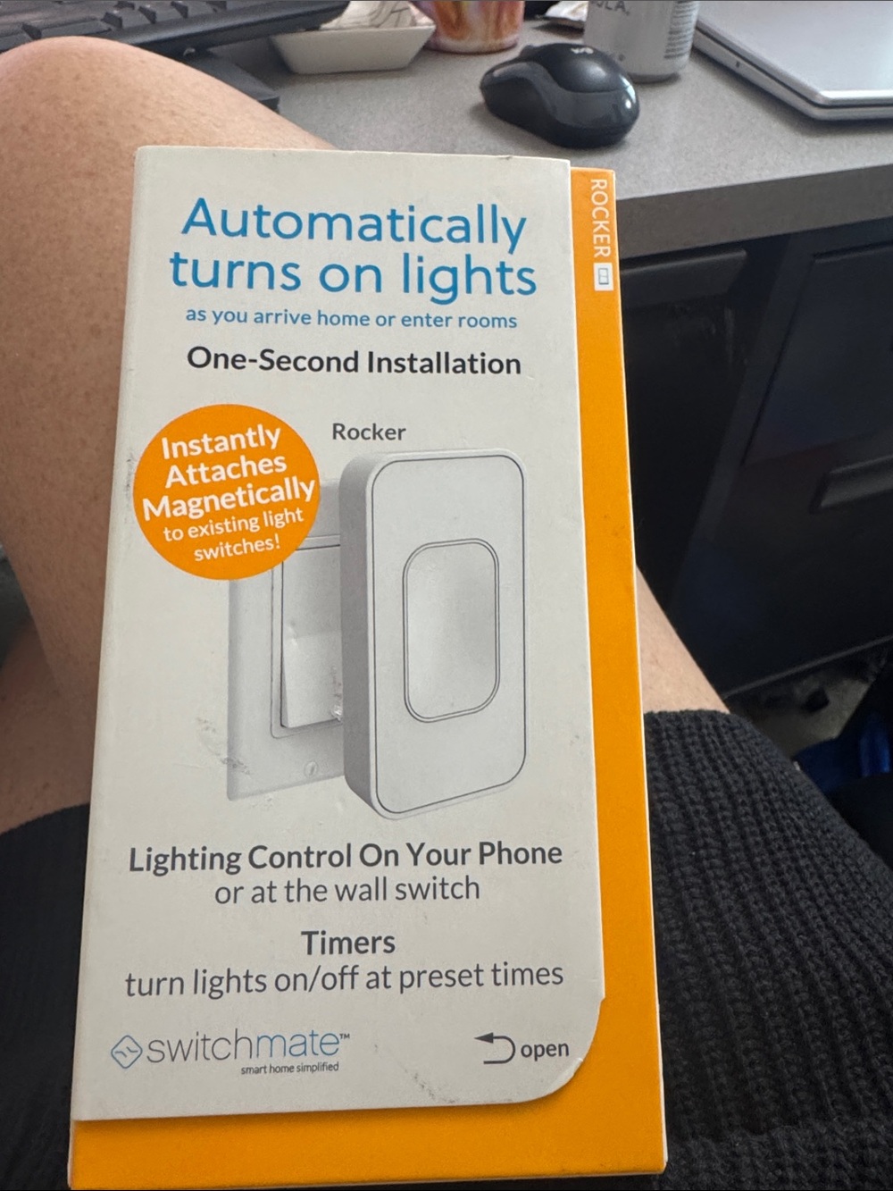 Rocker Smart Light Switch - White